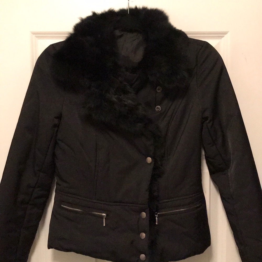 Fur Bomber Jacket